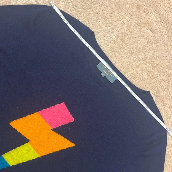 🎉HP🎉 WYSE LONDON Esme Rainbow Merino Jumper - Picture 9 of 11